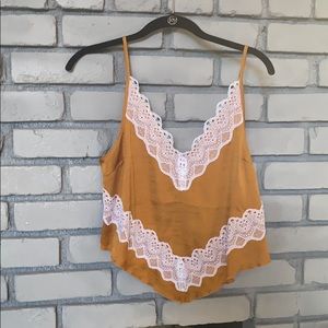 Cute mustard yellow summer top